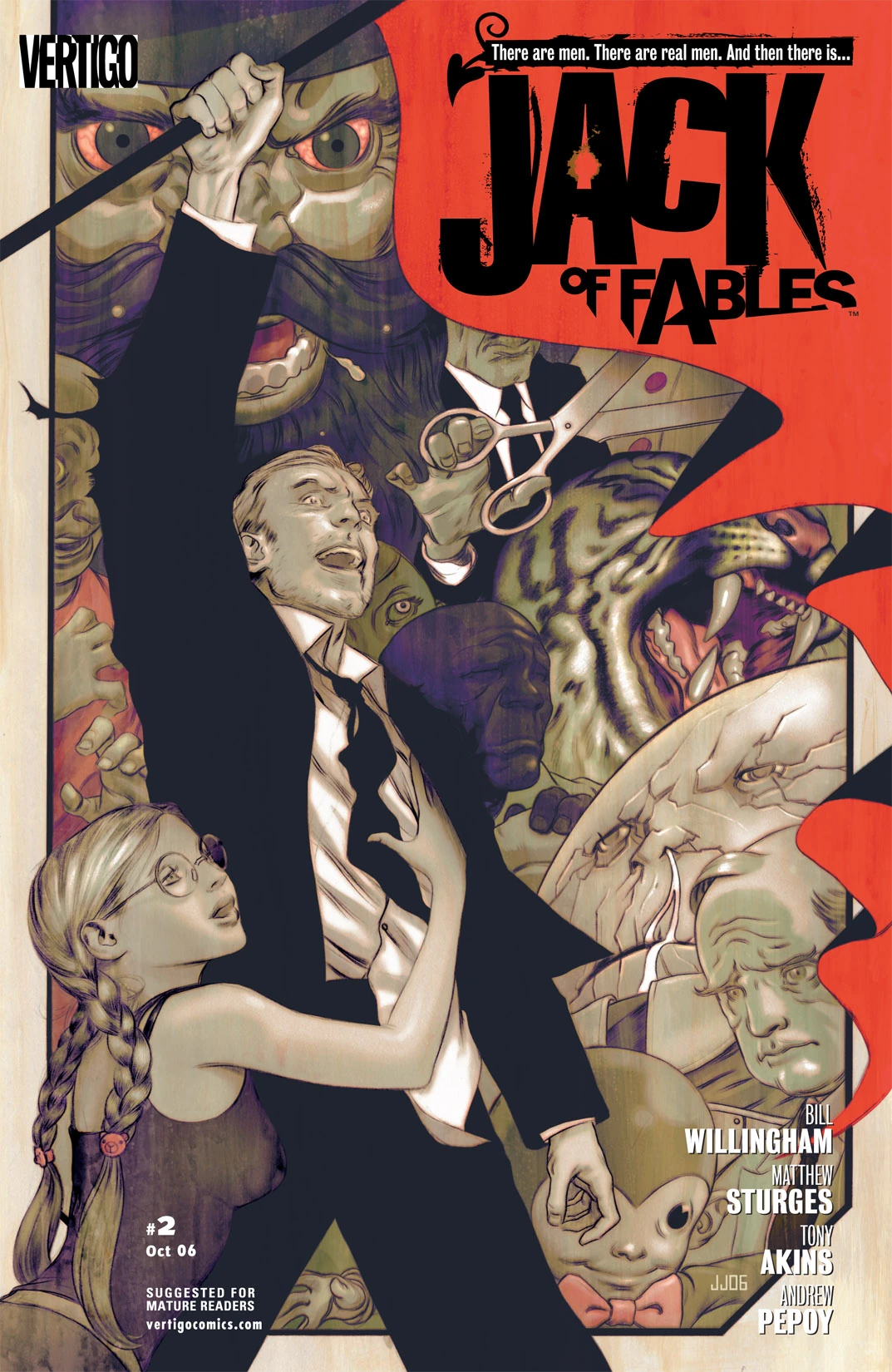 Jack of Fables #2 (DC, 2006 — Cover A) cover